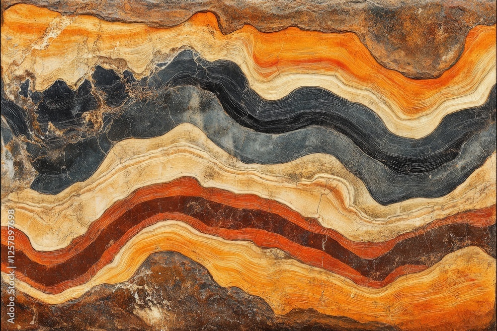 Striking patterns of layered rock showcasing natural artistry in vibrant colors and textures Striking patterns of layered rock showcasing natural artistry in vibrant colors and textures