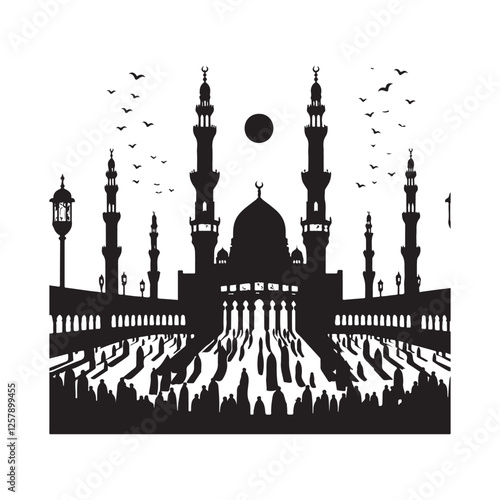 vector illustration of mosque