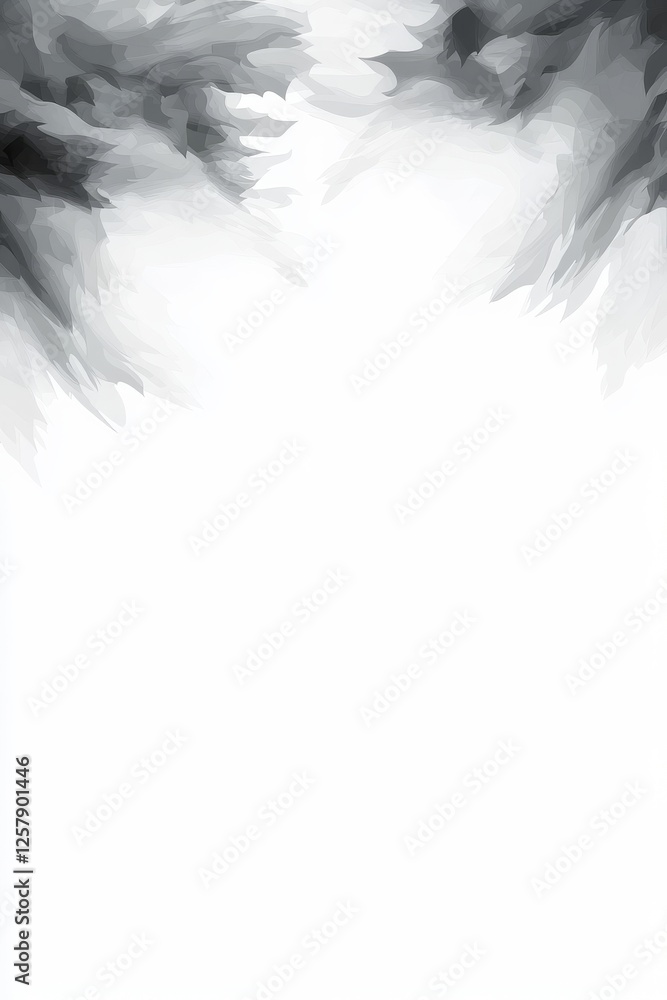 Obraz premium Abstract grey watercolor background