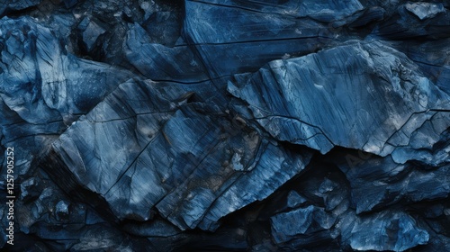 Wallpaper Mural appearance blue stone texture Torontodigital.ca