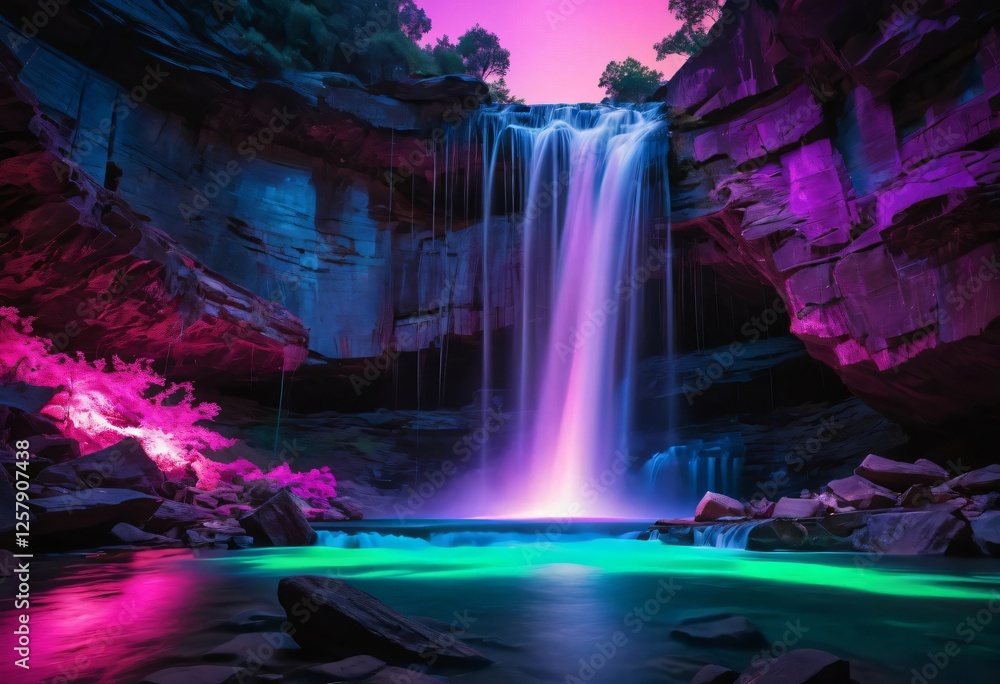 Obraz premium waterfall in the park
