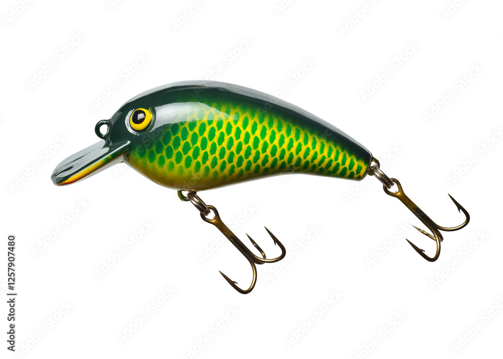 Fishing Lure isolated against a white background Fishing Lure isolated against a white background