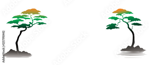 Vesak Day Monochrome Silhouette – Buddha Meditation on Lotus