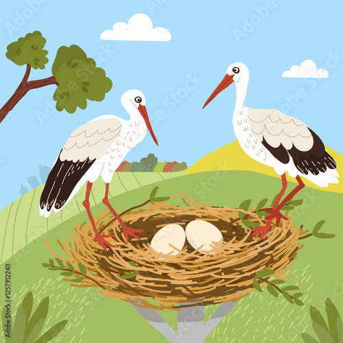 Animal drawing hand drawn cartoon background