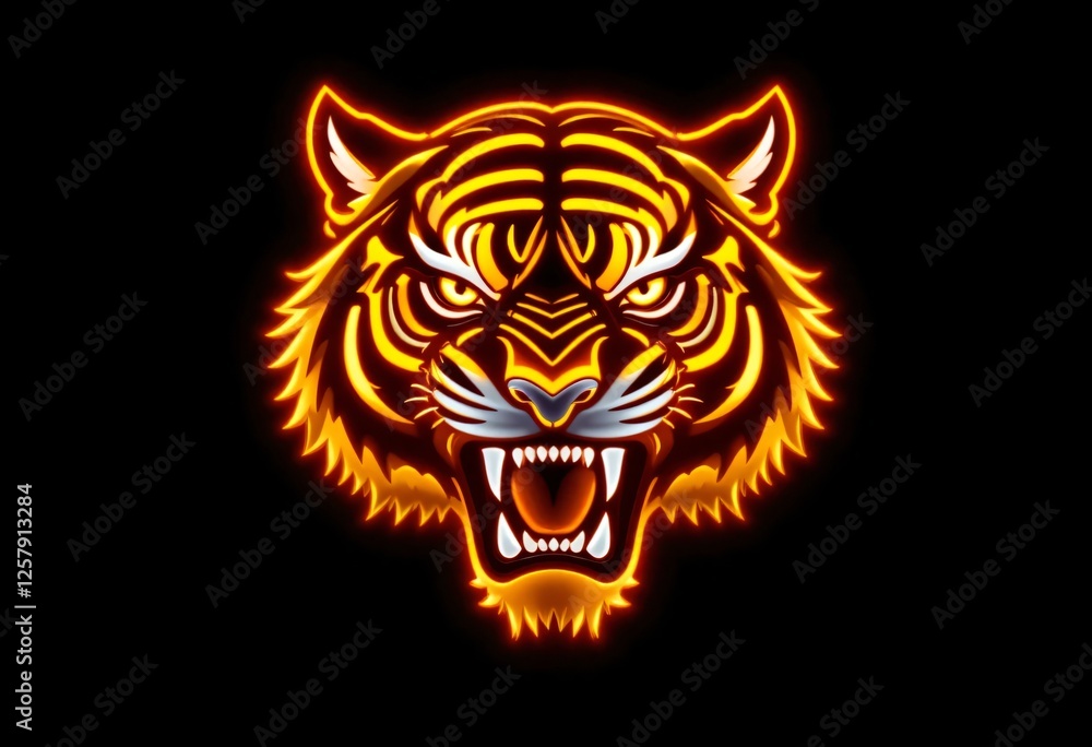 tiger head vector illustration tiger head vector illustration