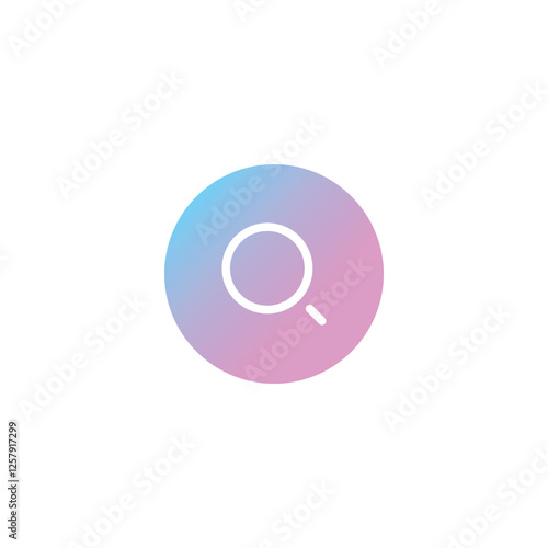 Gradient Search Icon