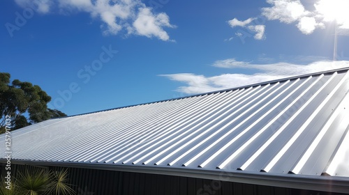sleek metal roof painting