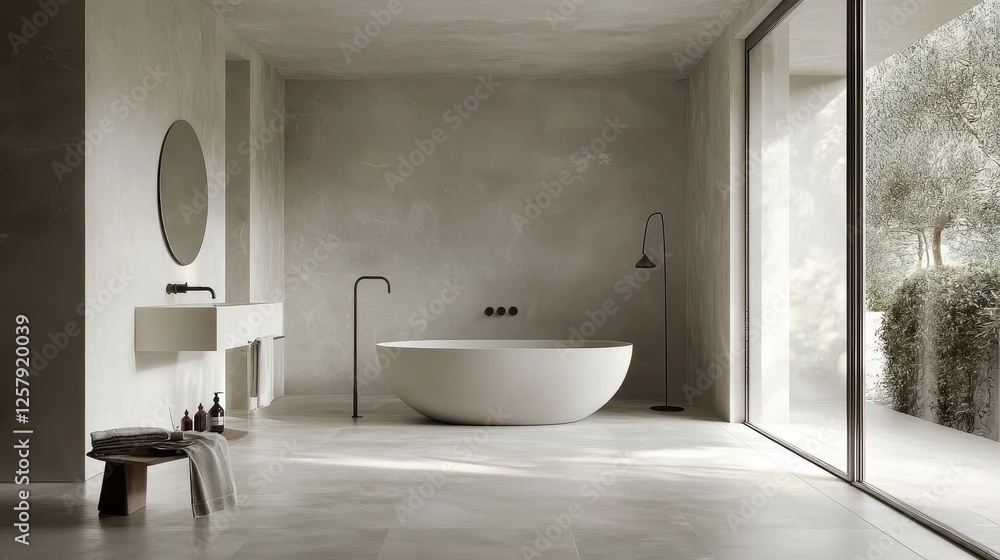 Contemporary Minimalist Bathroom Contemporary Minimalist Bathroom