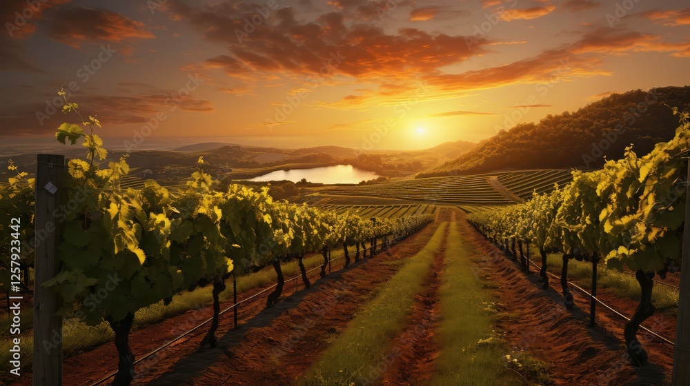 Fototapeta premium serene wine mark