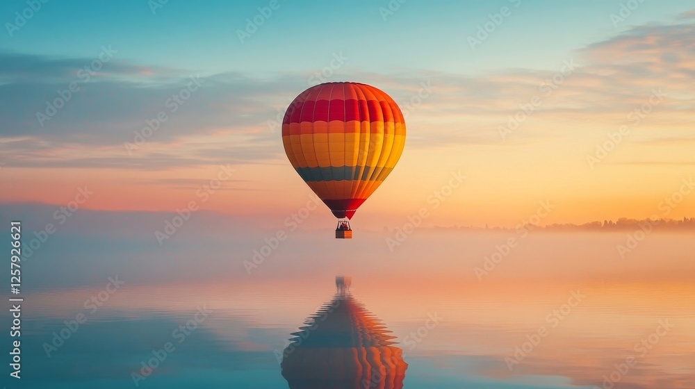 Obraz premium beautiful hot air balloon