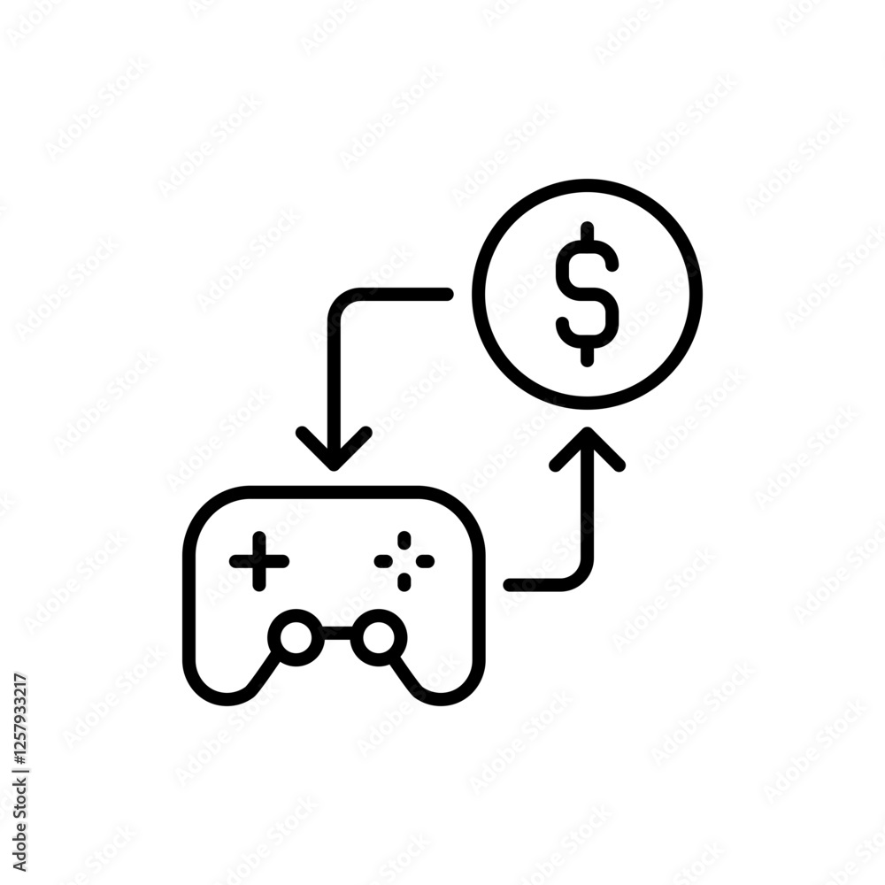 Game reward outline icons, minimalist vector illustration ,simple transparent graphic element .Isolated on white background Game reward outline icons, minimalist vector illustration ,simple transparent graphic element .Isolated on white background