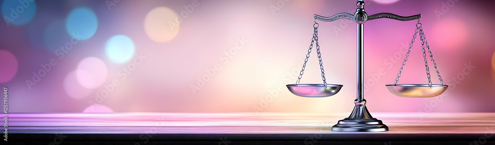 Justice scales bokeh background legal concept Justice scales bokeh background legal concept