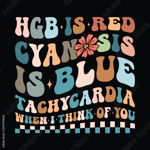 Hgb Is Red Cyanosis Is Blue Tachycardia when i think of you