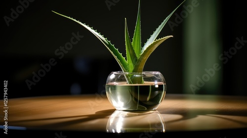 photograph aloe on table