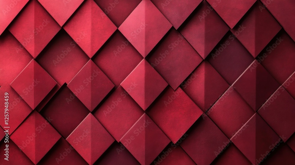 Abstract red geometric diamond pattern background. Abstract red geometric diamond pattern background.