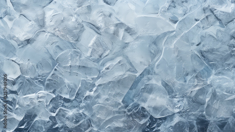 Obraz premium lake seamless ice texture