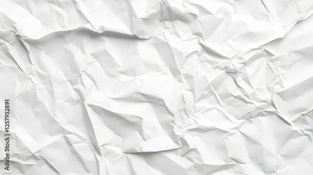 Abstract Wrinkled White Sheet Texture Background Abstract Wrinkled White Sheet Texture Background