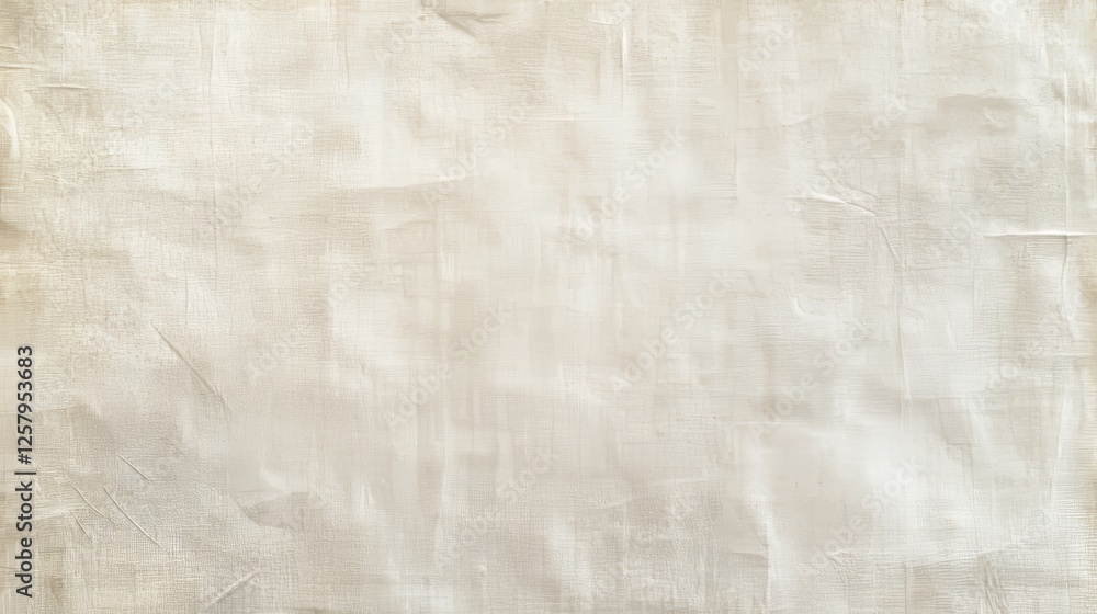 Naklejka premium Beige Wrinkled Fabric Texture