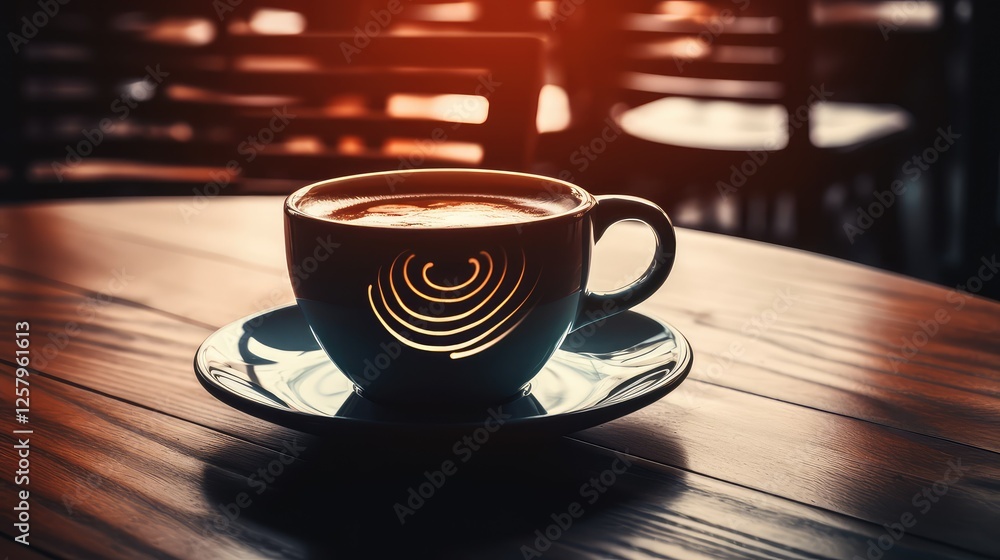 Obraz premium connection coffee cup symbol