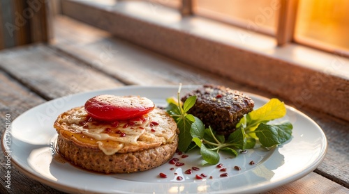 chocolate cake with strawberries