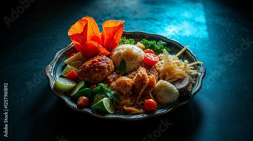 grilled chicken breast with vegetables