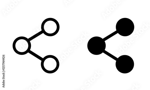 Share icon vektor simple design illustration 