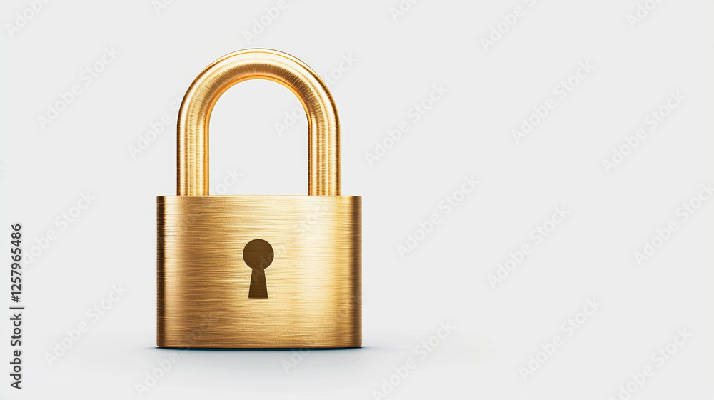 golden padlock with digital pattern symbolizes security and protection golden padlock with digital pattern symbolizes security and protection