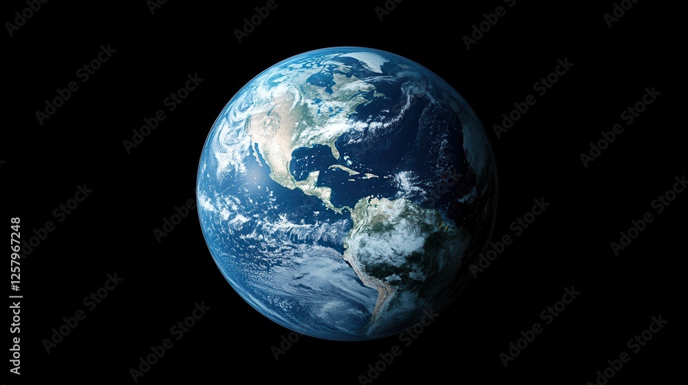 Blue digital image of globe. Background image Blue digital image of globe. Background image