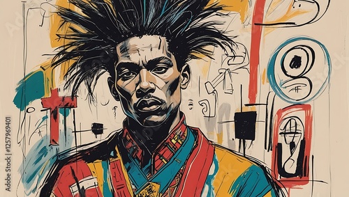 portrait of a man with dreadlocks