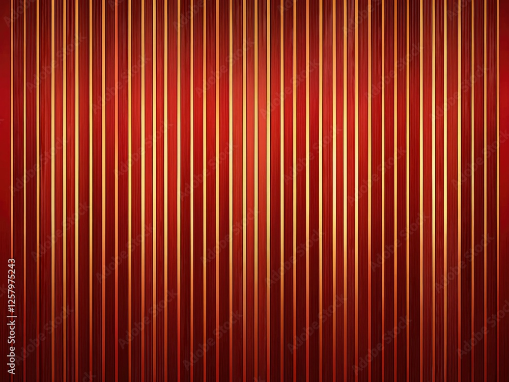 Opulent red and gold stripes create a panoramic backdrop of premium texture and rich color. Opulent red and gold stripes create a panoramic backdrop of premium texture and rich color.