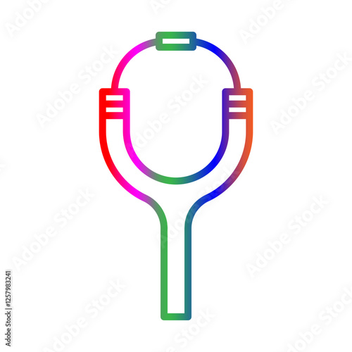 Slingshot line gradient icon