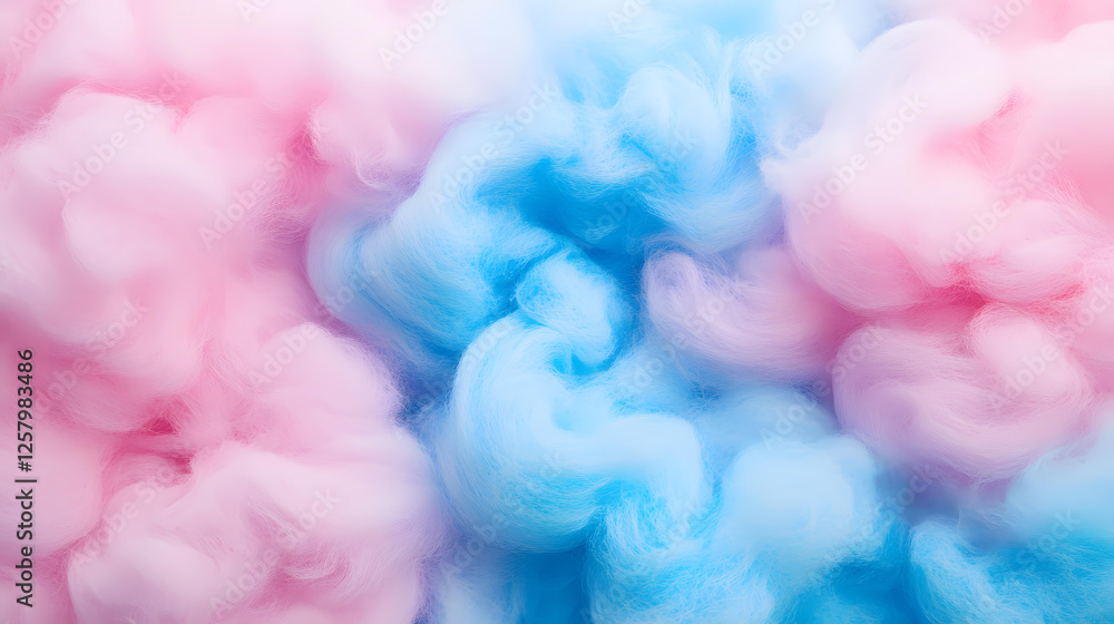 Abstract Pastel Pink and Blue Cotton Candy Swirl Background Texture Image Abstract Pastel Pink and Blue Cotton Candy Swirl Background Texture Image