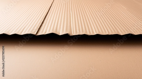 Cardboard Sheet Layered for Packaging Background photo