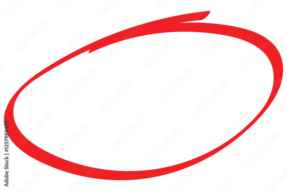 Hand drawn doodle circle highlight. Red circle pen draw. Outline red drawing line clipart. Highlighter circles. Red paint circle marker. pen, pencil, logo and text check, app, web. vector illustration Hand drawn doodle circle highlight. Red circle pen draw. Outline red drawing line clipart. Highlighter circles. Red paint circle marker. pen, pencil, logo and text check, app, web. vector illustration