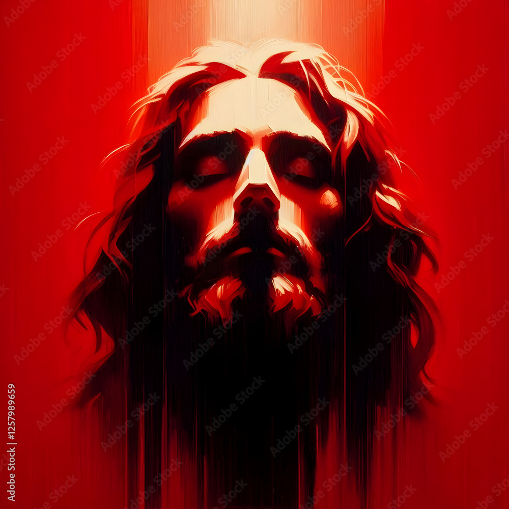 Fototapeta premium Portret Jezus