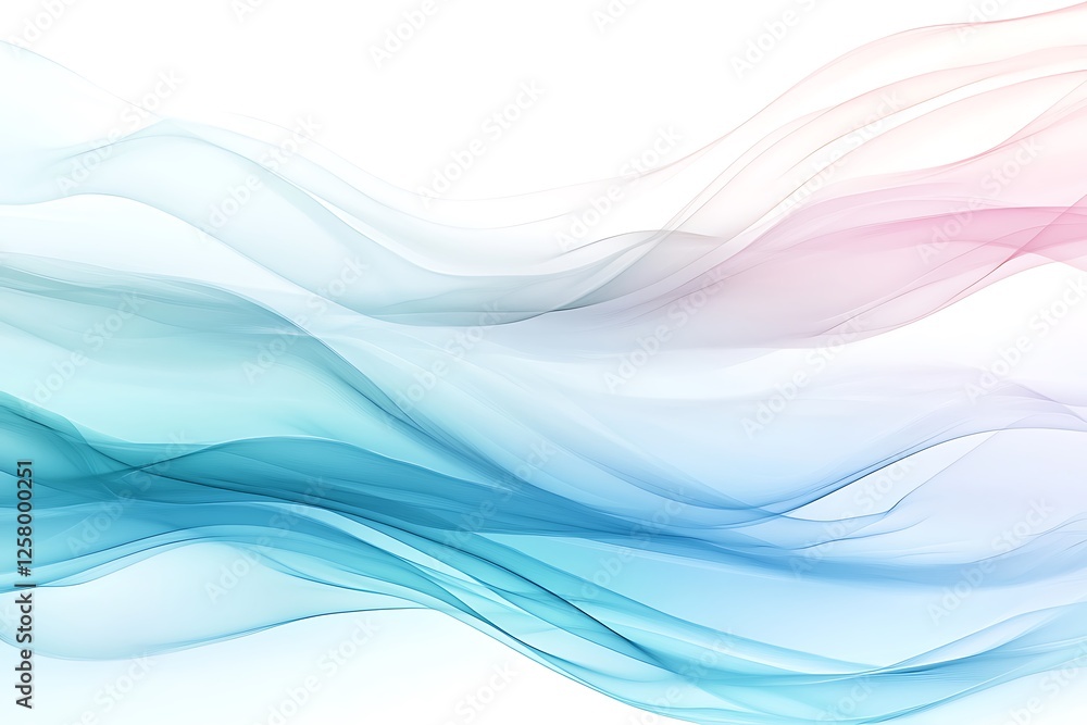 Artistic perspective on serene environments fluid waves in colorful abstract digital art Artistic perspective on serene environments fluid waves in colorful abstract digital art