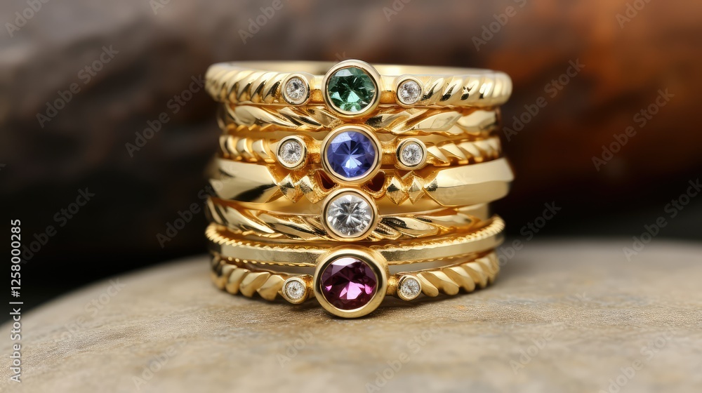 Obraz premium designs gold overlay