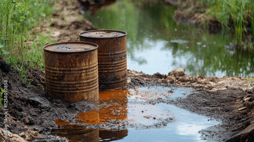 Rusty Barrels and Polluted Water: Environmental Disaster Rusty Barrels and Polluted Water: Environmental Disaster