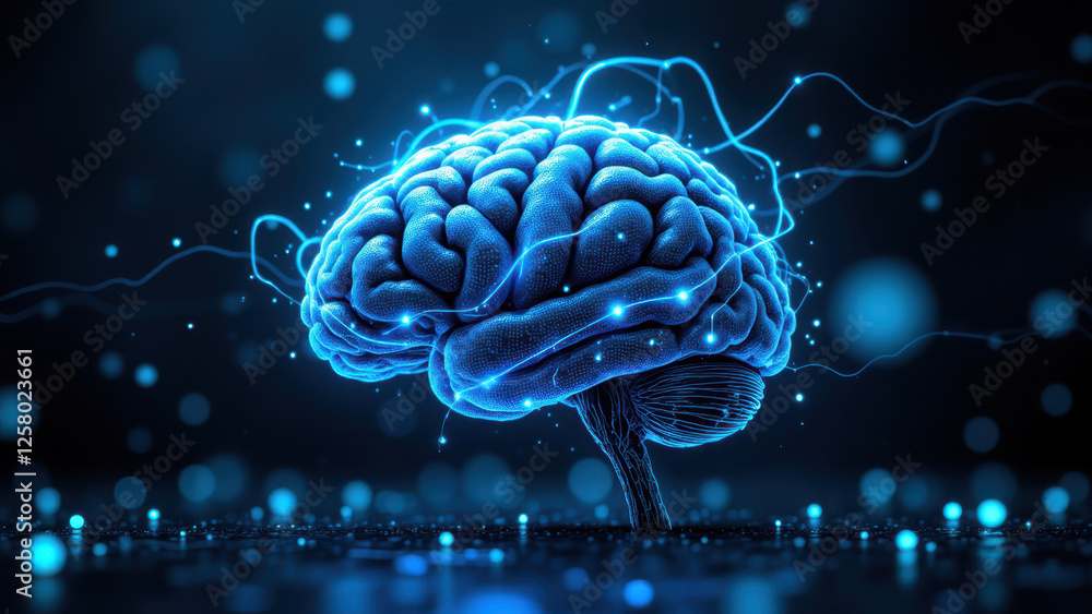Artificial Intelligence Brain Illustration Artificial Intelligence Brain Illustration