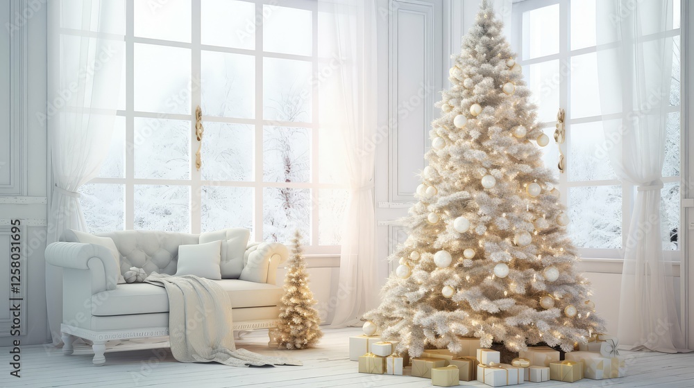 decoration christmas tree white lights decoration christmas tree white lights