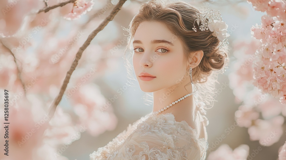 French Spring Rococo Portrait French Spring Rococo Portrait