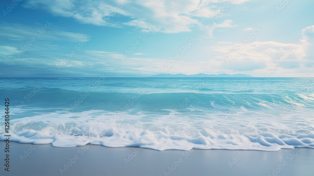 Fototapeta premium tranquility idea blue