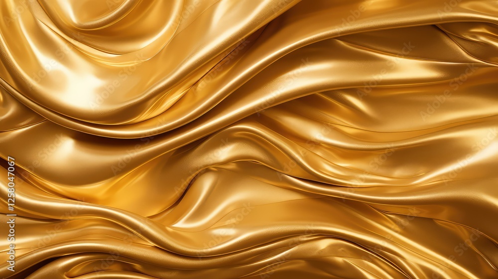 Obraz premium rich liquid gold texture