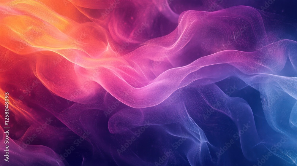 Fototapeta premium Background gradient with vibrant cyber color shift, dynamic tech look