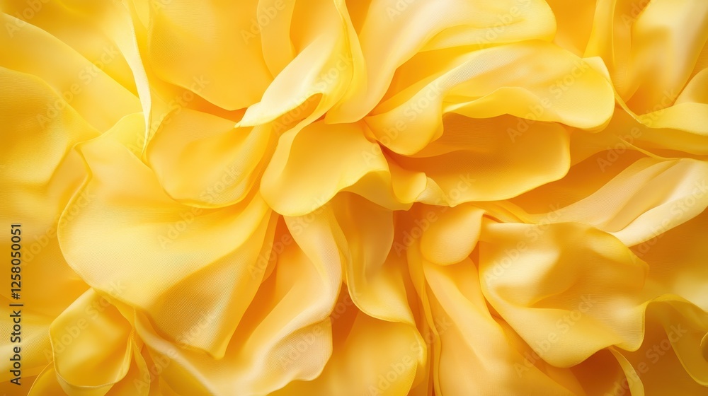 This stunning image features layers of soft yellow fabric, flowing gracefully and creating an elegance, ideal for showcasing luxurious textures and colors. This stunning image features layers of soft yellow fabric, flowing gracefully and creating an elegance, ideal for showcasing luxurious textures and colors.