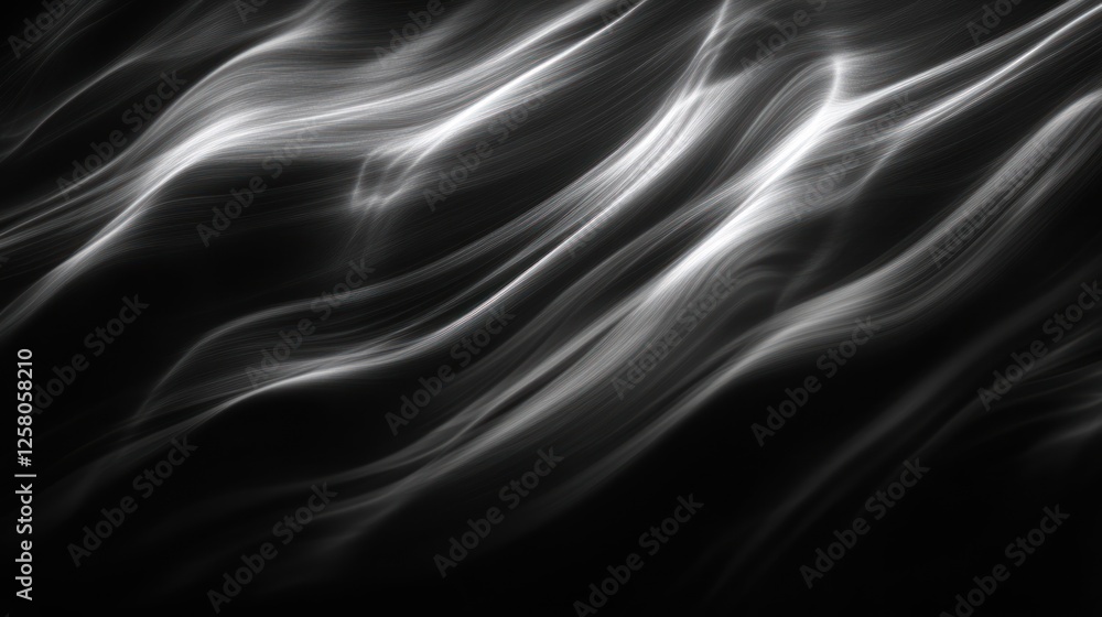 Fototapeta premium Black background with soft blurred texture, smooth and artistic