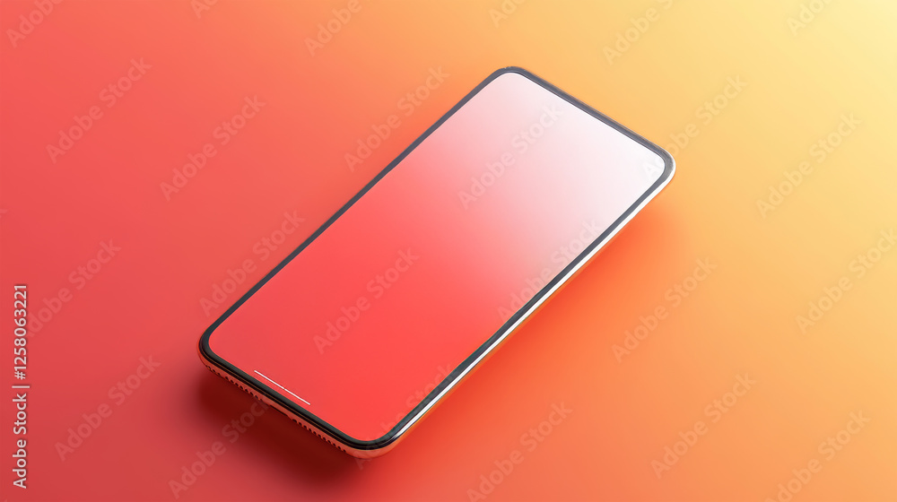 smartphone with a blank screen smartphone with a blank screen