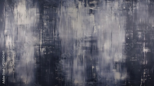 Abstract Gray and Blue Textured Background, Painted Wall, Grunge Art, Midjourney AI Art
