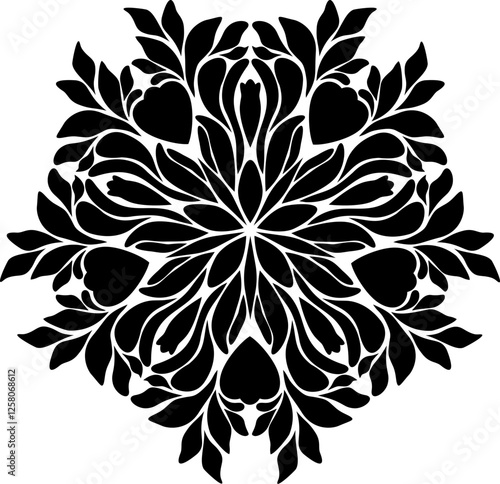 abstract floral pattern