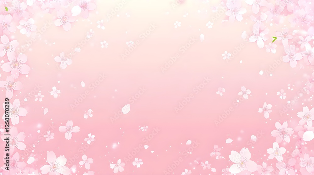 Soft Pink Cherry Blossoms on Gentle Background in High-Resolution Soft Pink Cherry Blossoms on Gentle Background in High-Resolution